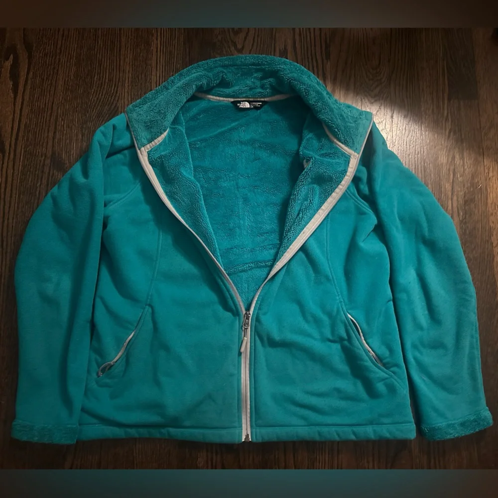 GUC The North Face Full Zip Sherpa Lined Women’s Jacket Large - Picture 2 of 6